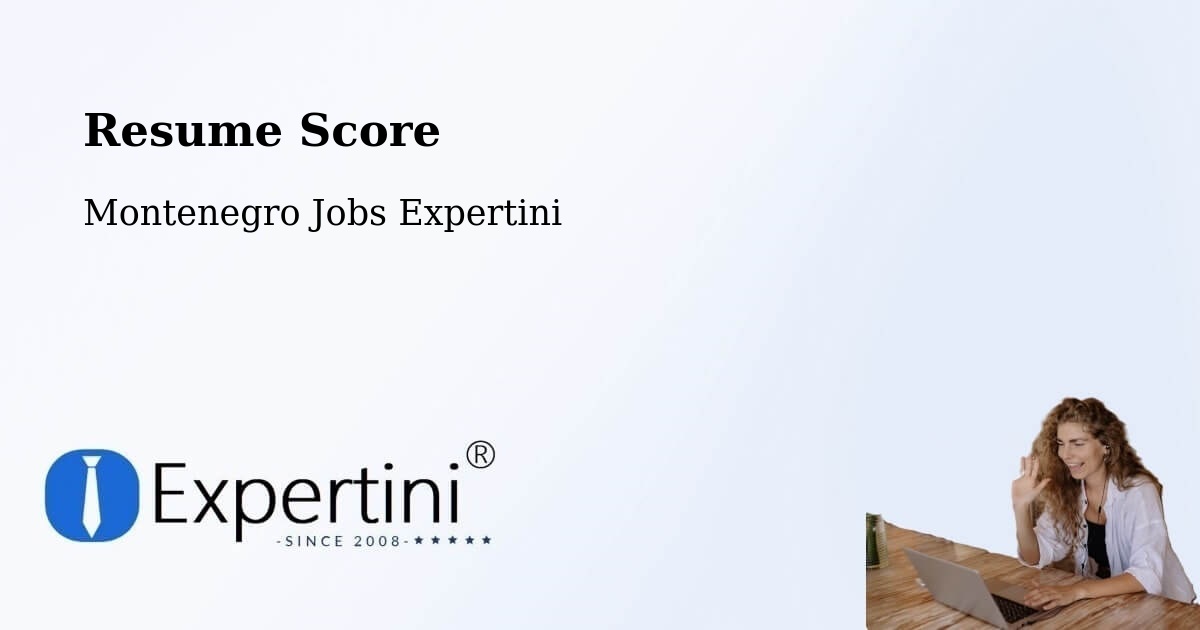 Resume Score & Job Description Match Tool – Spuž - Montenegro Jobs Expertini
